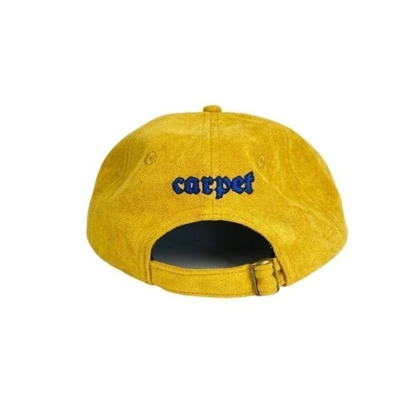 Carpet Company C-Star Suede 6 Panel Hat Gold Silk Interior Season 13 - Picture 3 of 4